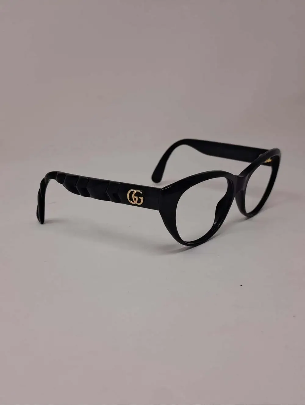 Gucci Women's Glasses Frames Black Seasonal Icon Cat Eye GG0182O-001 54-17-145